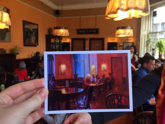 JK Rowling's Elephant House cafe where she wrote Harry Potter