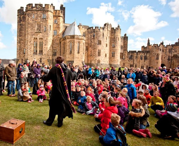Harry Potter magic show at Alnwick Castle
