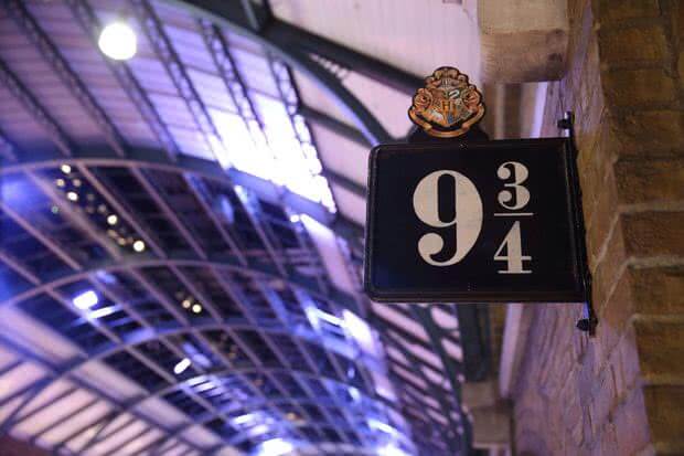 A sign for Platform 9¾ at Kings Cross station