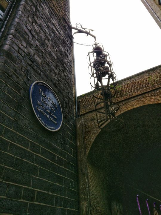 The Clink's gibbet & Harry Potter's hand of glory